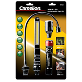 Camelion 3 in 1 Led Rechargeable Flashlight Kit / Torch Kit